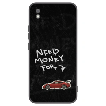 Picasee Μαύρη θήκη σιλικόνης για Xiaomi Redmi 9AT - Track Mode