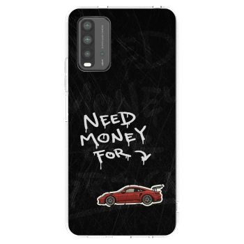 Picasee Μαύρη θήκη σιλικόνης για Xiaomi Redmi 9T - Track Mode