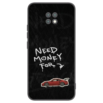 Picasee Μαύρη θήκη σιλικόνης για Xiaomi Redmi Note 9T - Track Mode