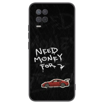 Picasee Μαύρη θήκη σιλικόνης για Realme 8 5G - Track Mode