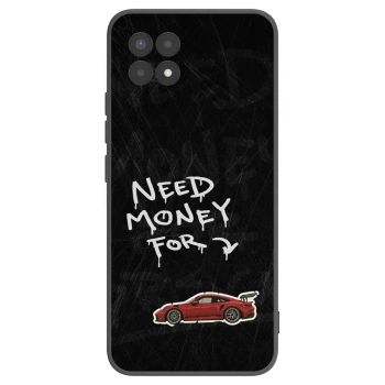 Picasee Μαύρη θήκη σιλικόνης για Realme 8i - Track Mode