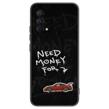 Picasee Μαύρη θήκη σιλικόνης για Realme GT Master Edition 5G - Track Mode