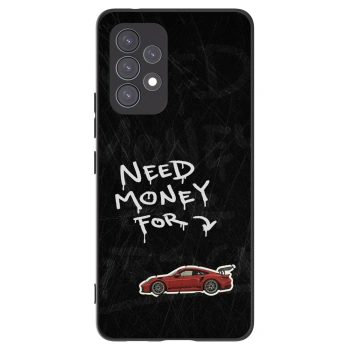 Picasee Μαύρη θήκη σιλικόνης για Samsung Galaxy A53 5G A536 - Track Mode