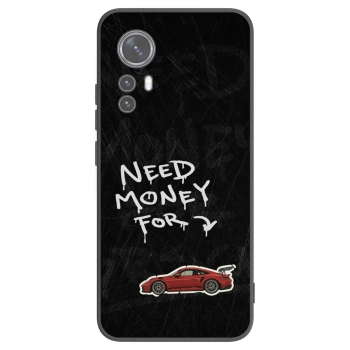 Picasee Μαύρη θήκη σιλικόνης για Xiaomi 12 - Track Mode