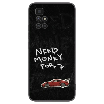 Picasee Μαύρη θήκη σιλικόνης για Xiaomi Redmi 10 (2022) - Track Mode