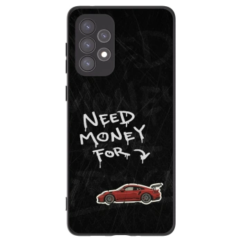 Picasee Μαύρη θήκη σιλικόνης για Samsung Galaxy A73 5G - Track Mode