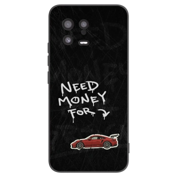 Picasee Μαύρη θήκη σιλικόνης για Xiaomi 13 - Track Mode