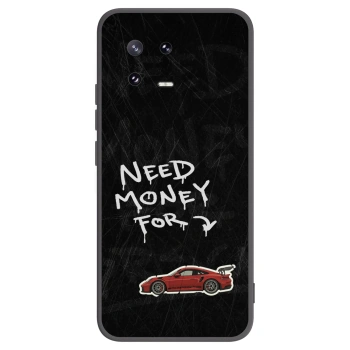 Picasee Μαύρη θήκη σιλικόνης για Xiaomi 13 Pro - Track Mode