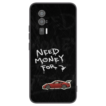 Picasee Μαύρη θήκη σιλικόνης για Xiaomi Poco F5 Pro 5G - Track Mode