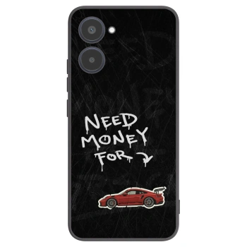 Picasee Μαύρη θήκη σιλικόνης για Realme 10 4G - Track Mode