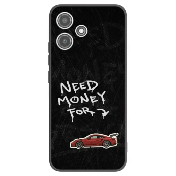 Picasee Μαύρη θήκη σιλικόνης για Xiaomi Redmi 12 5G - Track Mode