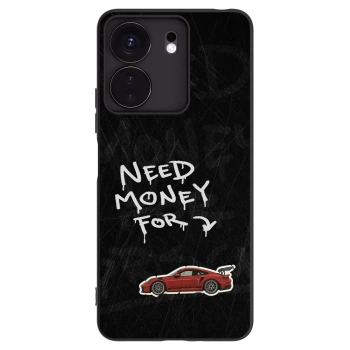 Picasee Μαύρη θήκη σιλικόνης για Xiaomi Redmi 13C 4G - Track Mode