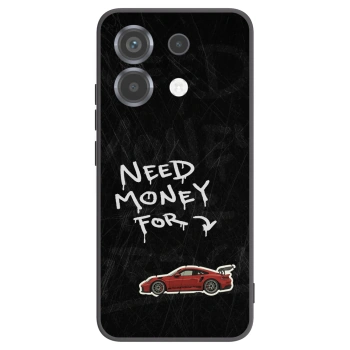 Picasee Μαύρη θήκη σιλικόνης για Xiaomi Poco X6 - Track Mode