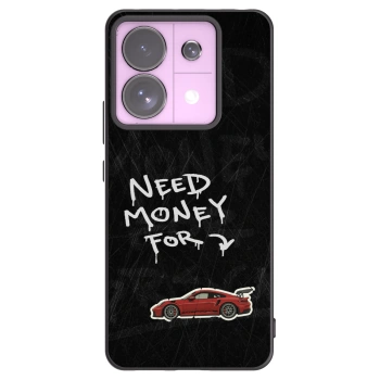 Picasee Μαύρη θήκη σιλικόνης για Xiaomi Redmi Note 13 Pro 5G - Track Mode