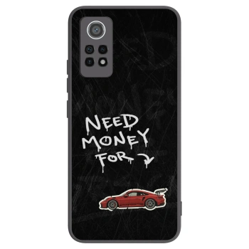 Picasee Μαύρη θήκη σιλικόνης για Xiaomi Redmi Note 12 Pro 4G - Track Mode