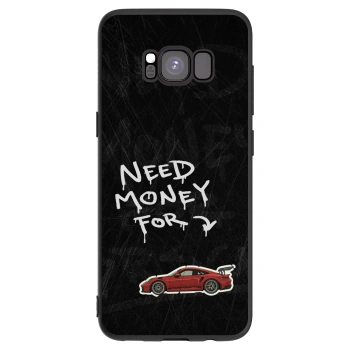 Picasee Μαύρη θήκη σιλικόνης για Samsung Galaxy S8 G950F - Track Mode