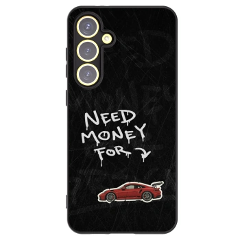 Picasee Μαύρη θήκη σιλικόνης για Samsung Galaxy S24 FE S721B - Track Mode