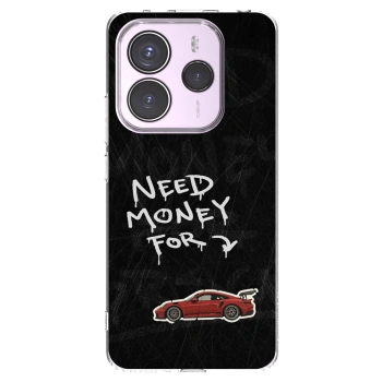 Picasee διαφανής θήκη σιλικόνης Xiaomi Redmi Note 14 5G - Track Mode