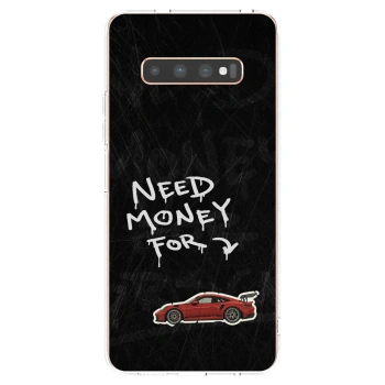 Picasee διαφανής θήκη σιλικόνης Samsung Galaxy S10 Plus G975 - Track Mode