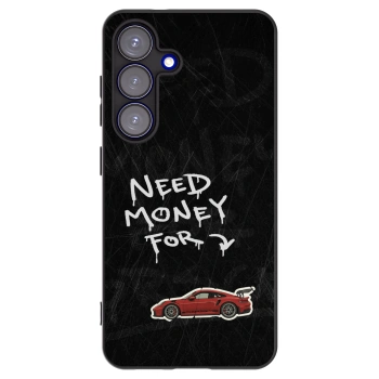 Picasee Μαύρη θήκη σιλικόνης για Samsung Galaxy S25 5G - Track Mode