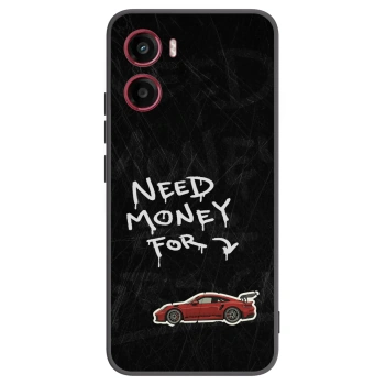 Picasee Μαύρη θήκη σιλικόνης για Motorola Moto G05 - Track Mode