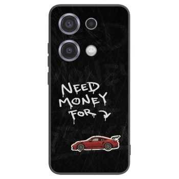 Picasee Μαύρη θήκη σιλικόνης για Xiaomi Redmi Note 14S - Track Mode