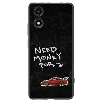 Picasee Μαύρη θήκη σιλικόνης για Motorola Moto E14 - Track Mode