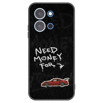 Picasee Μαύρη θήκη σιλικόνης για Xiaomi Redmi 15C 4G - Track Mode