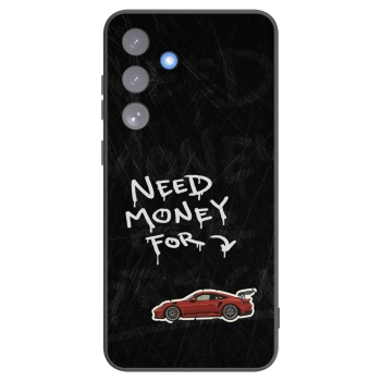 Picasee Μαύρη θήκη σιλικόνης για Samsung Galaxy S25 FE 5G - Track Mode