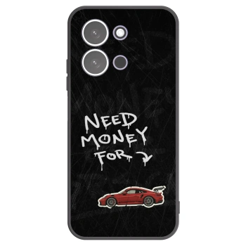 Picasee Μαύρη θήκη σιλικόνης για Xiaomi Redmi 15C 5G - Track Mode