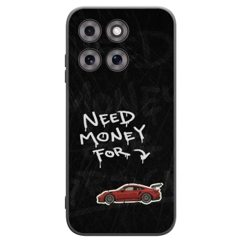 Picasee Μαύρη θήκη σιλικόνης για Motorola Moto G77 - Track Mode