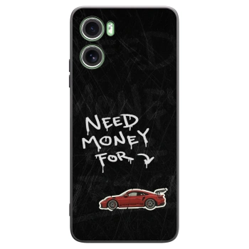 Picasee Μαύρη θήκη σιλικόνης για Motorola Moto G06 - Track Mode