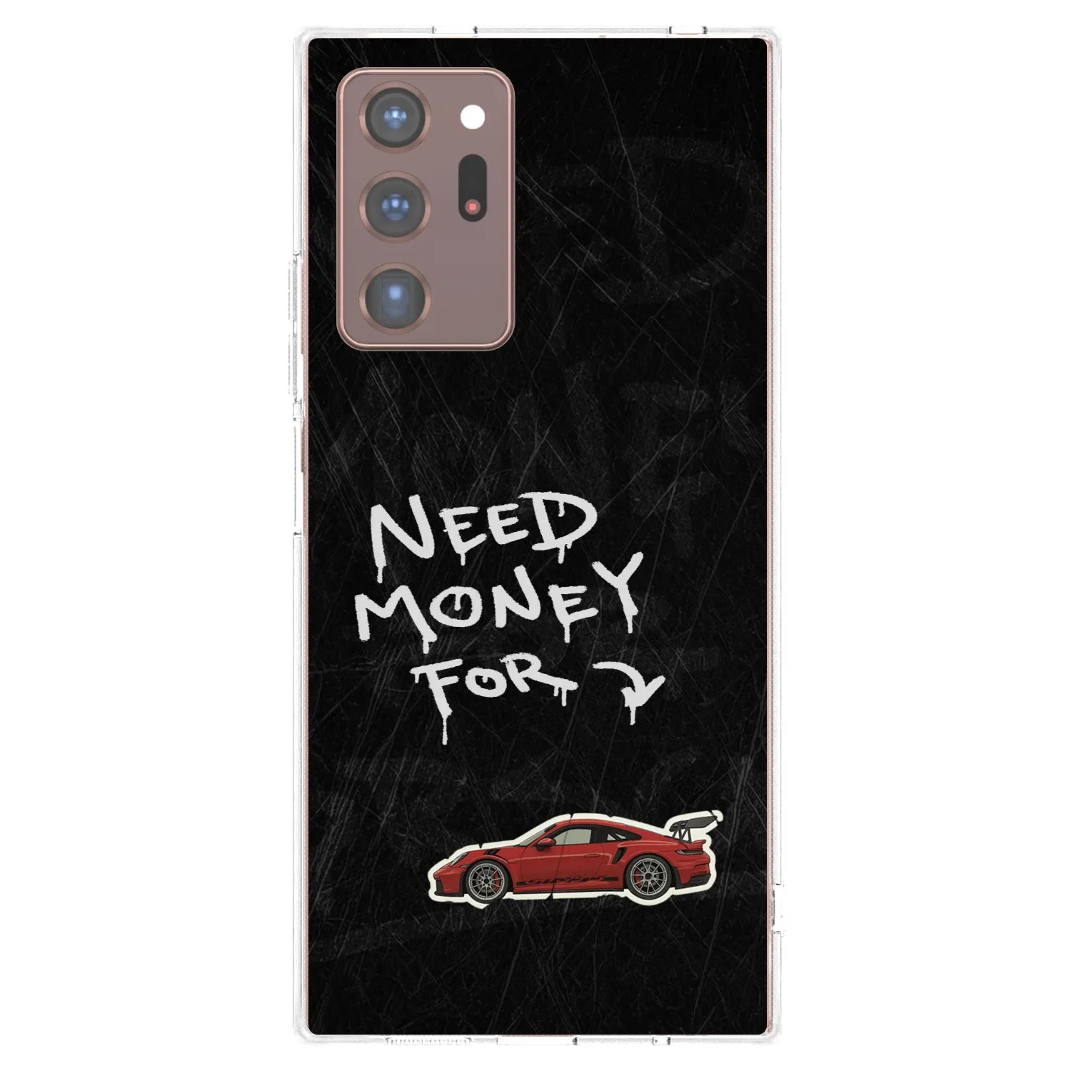 Picasee διαφανής θήκη σιλικόνης Samsung Galaxy Note 20 Ultra - Track Mode