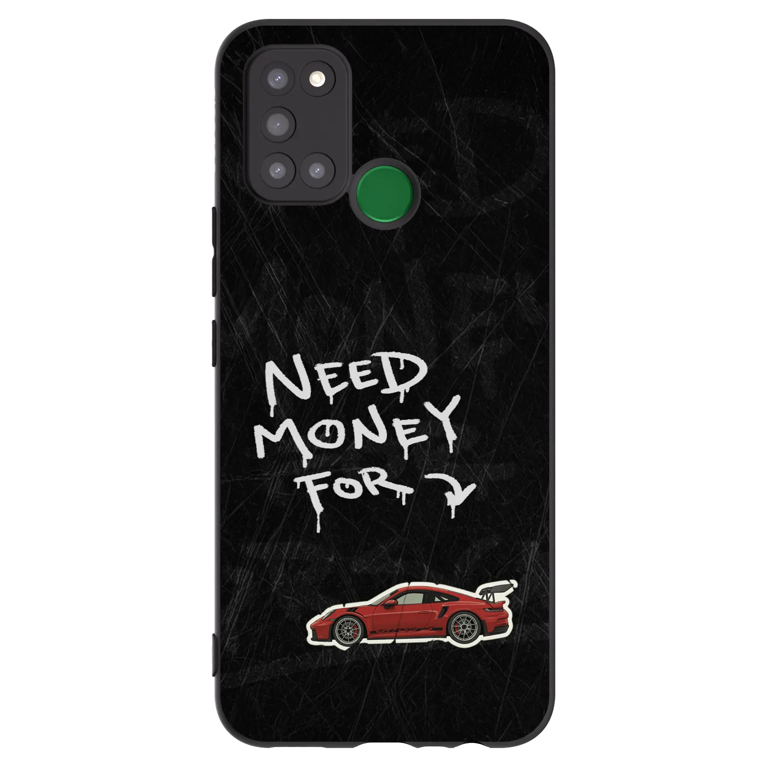 Picasee Μαύρη θήκη σιλικόνης για Realme 7i - Track Mode