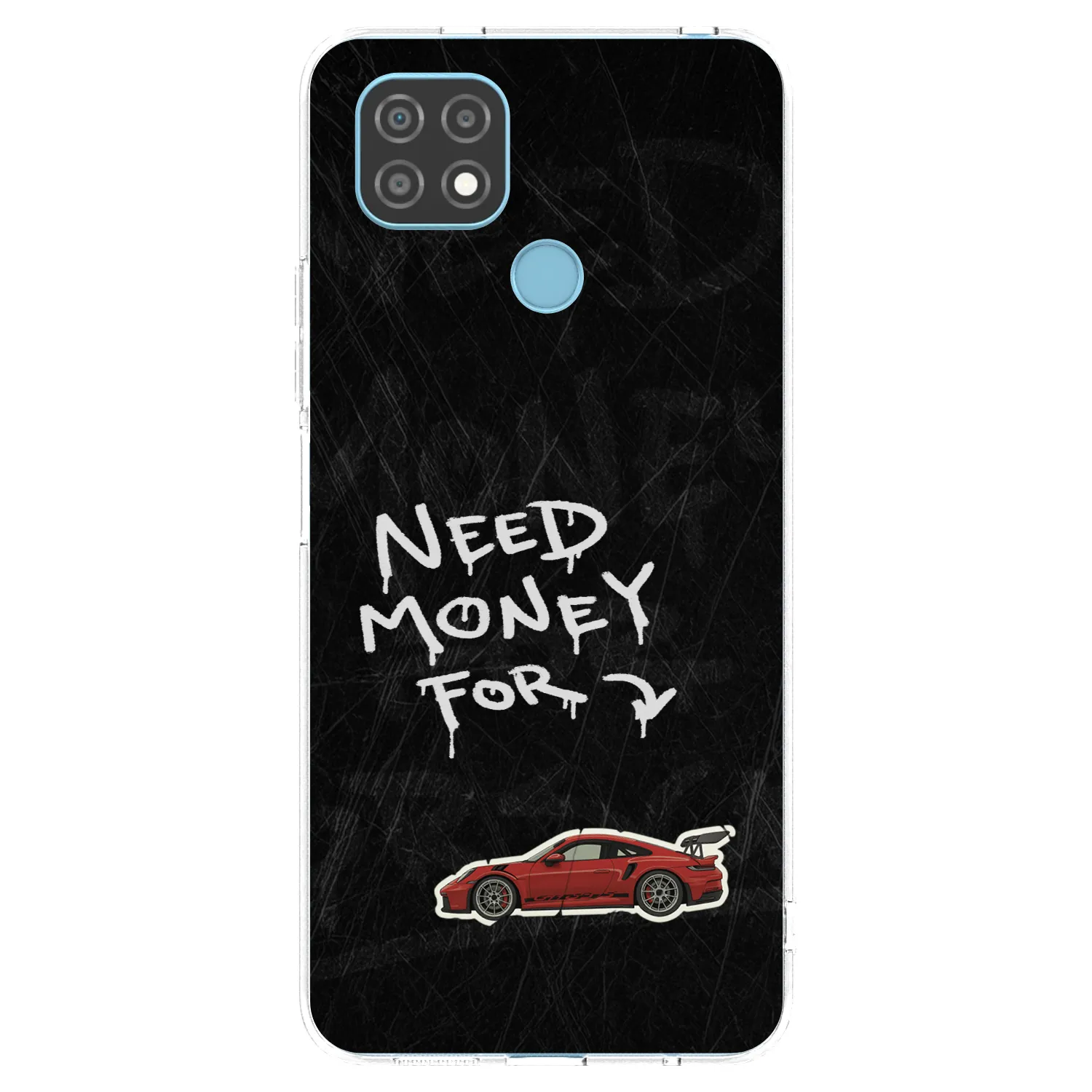 Picasee διαφανής θήκη σιλικόνης Realme C21 - Track Mode