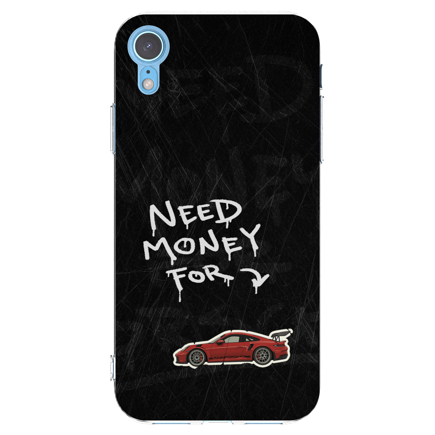 Picasee διαφανής θήκη σιλικόνης Apple iPhone XR - Track Mode