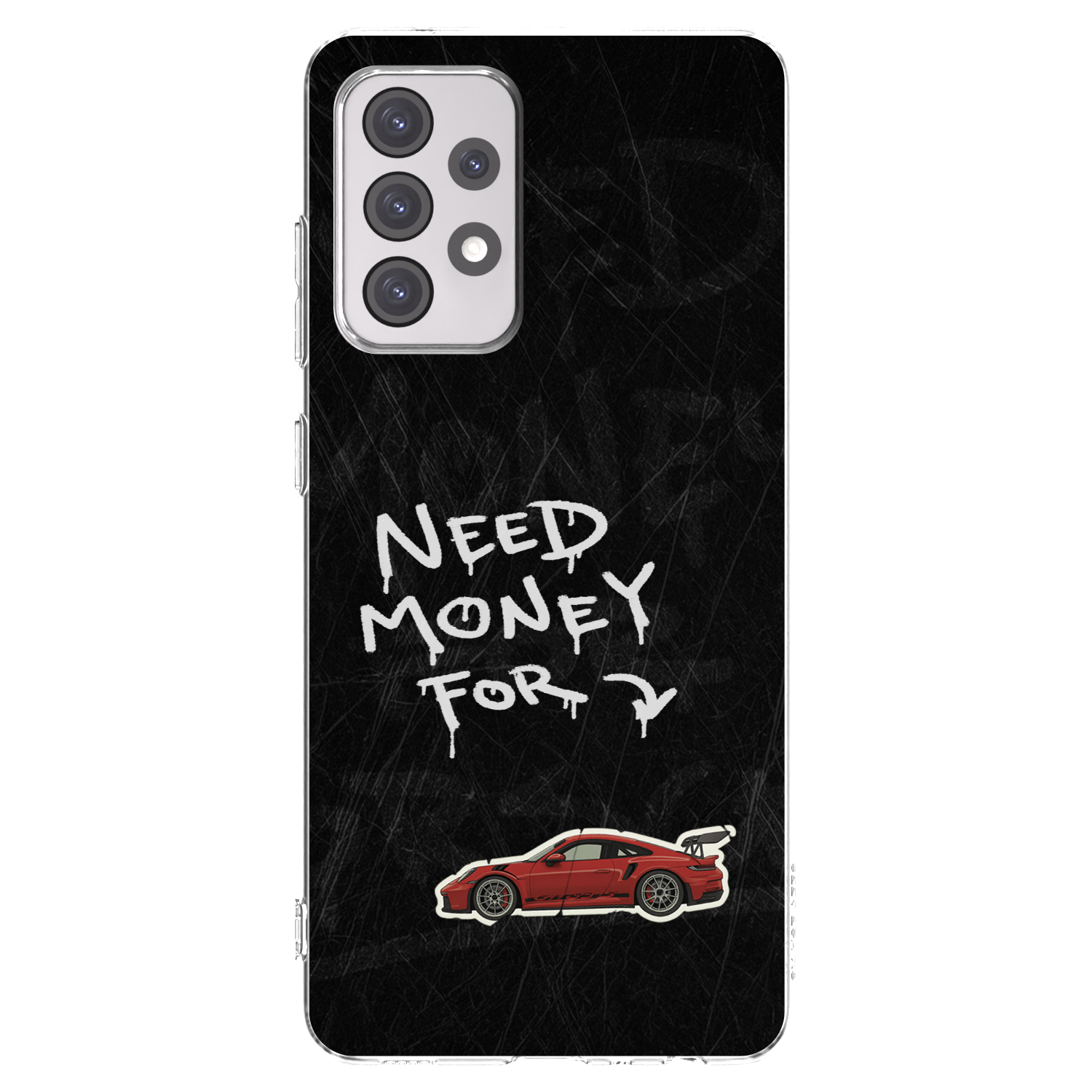 Picasee διαφανής θήκη σιλικόνης Samsung Galaxy A52s 5G A528B - Track Mode