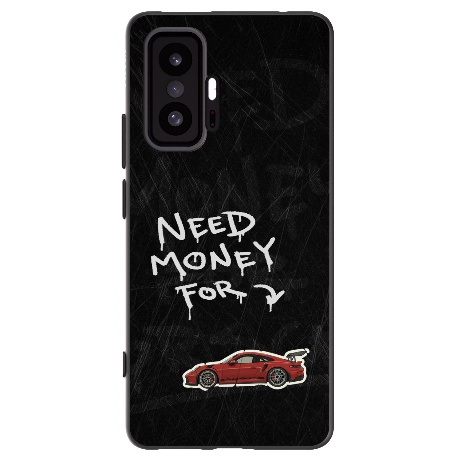 Picasee Μαύρη θήκη σιλικόνης για Xiaomi 11T Pro - Track Mode