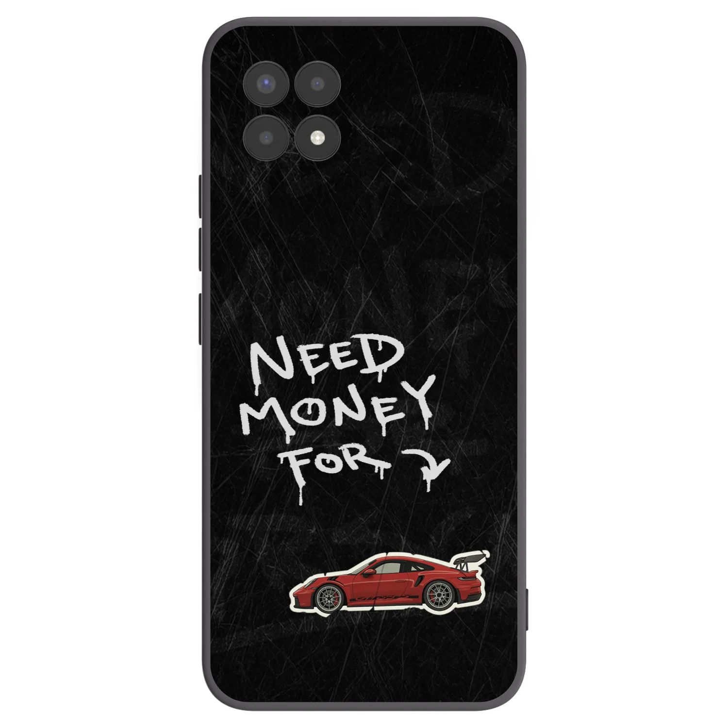 Picasee Μαύρη θήκη σιλικόνης για Realme 8i - Track Mode