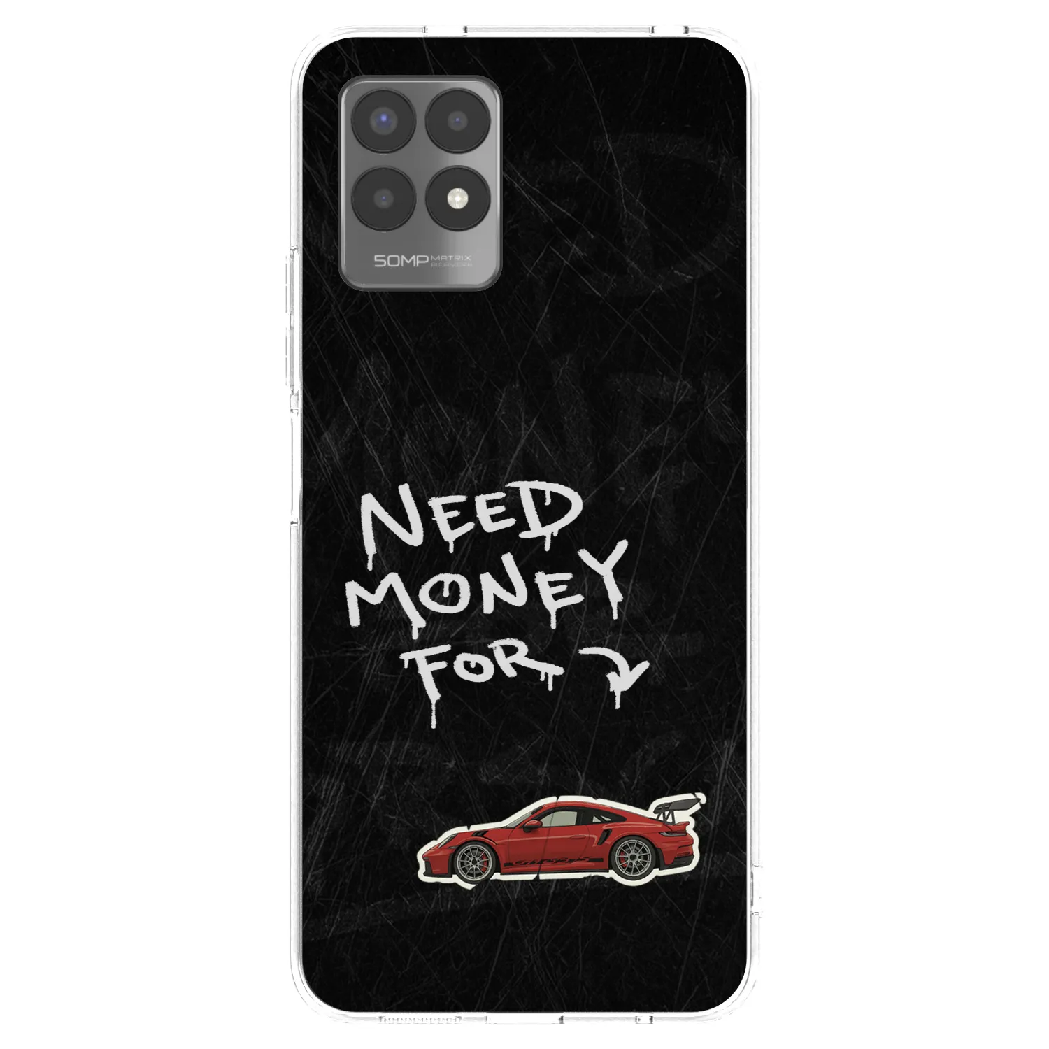 Picasee διαφανής θήκη σιλικόνης Realme 8i - Track Mode