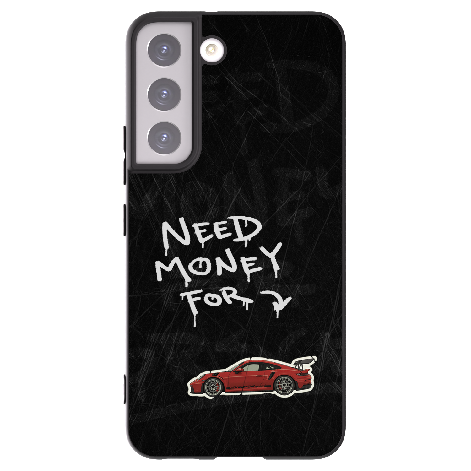 Picasee Μαύρη θήκη σιλικόνης για Samsung Galaxy S22 5G - Track Mode