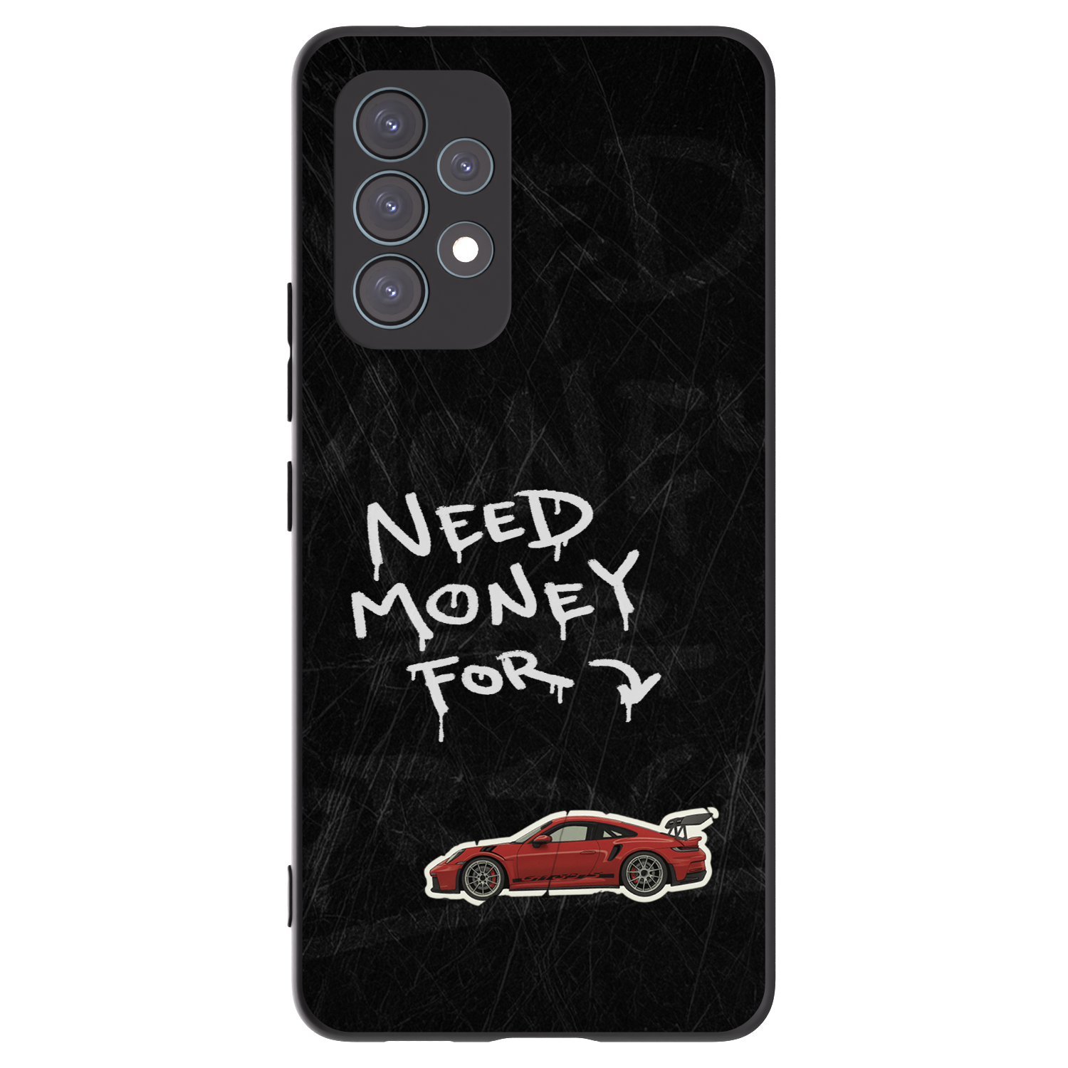 Picasee Μαύρη θήκη σιλικόνης για Samsung Galaxy A53 5G A536 - Track Mode