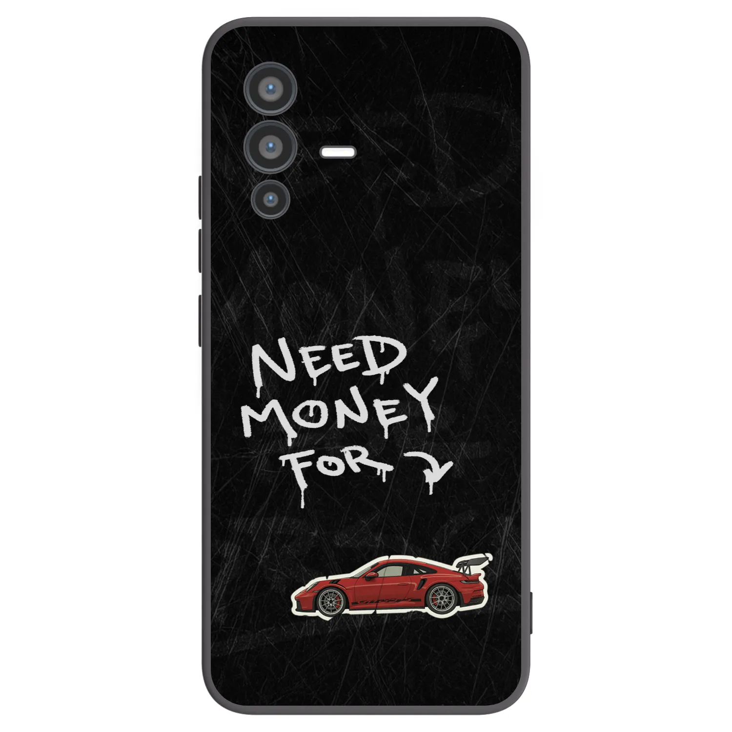 Picasee Μαύρη θήκη σιλικόνης για Vivo V23 5G - Track Mode