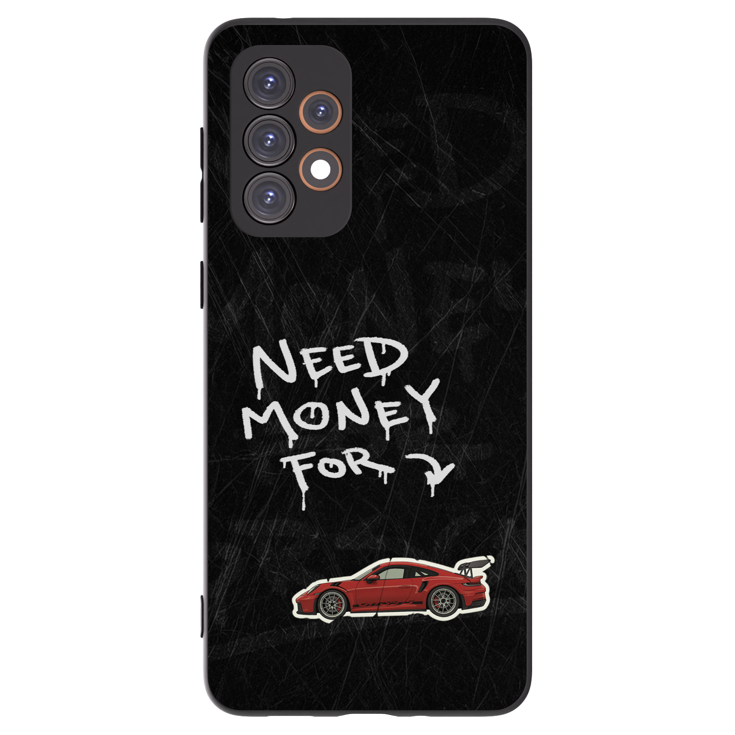 Picasee Μαύρη θήκη σιλικόνης για Samsung Galaxy A33 5G A336 - Track Mode
