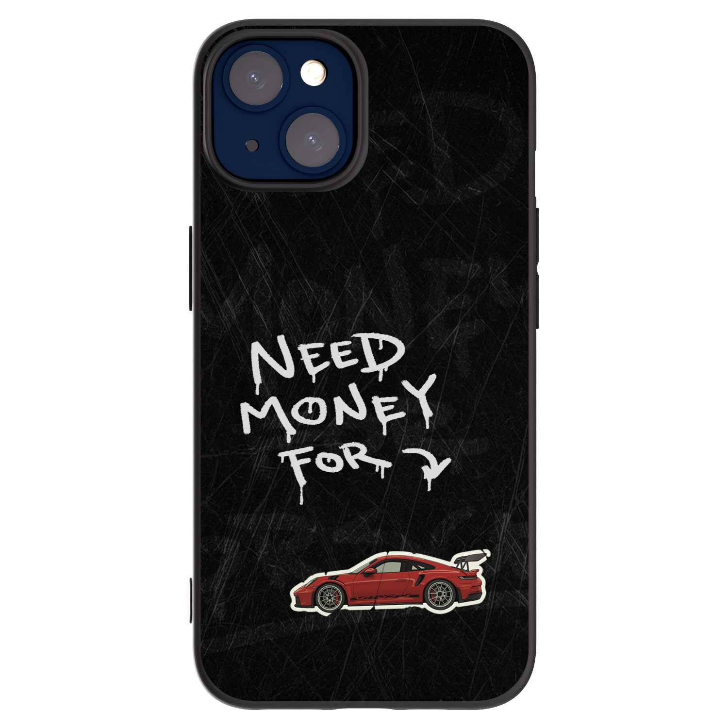 Picasee Μαύρη θήκη σιλικόνης για Apple iPhone 14 - Track Mode