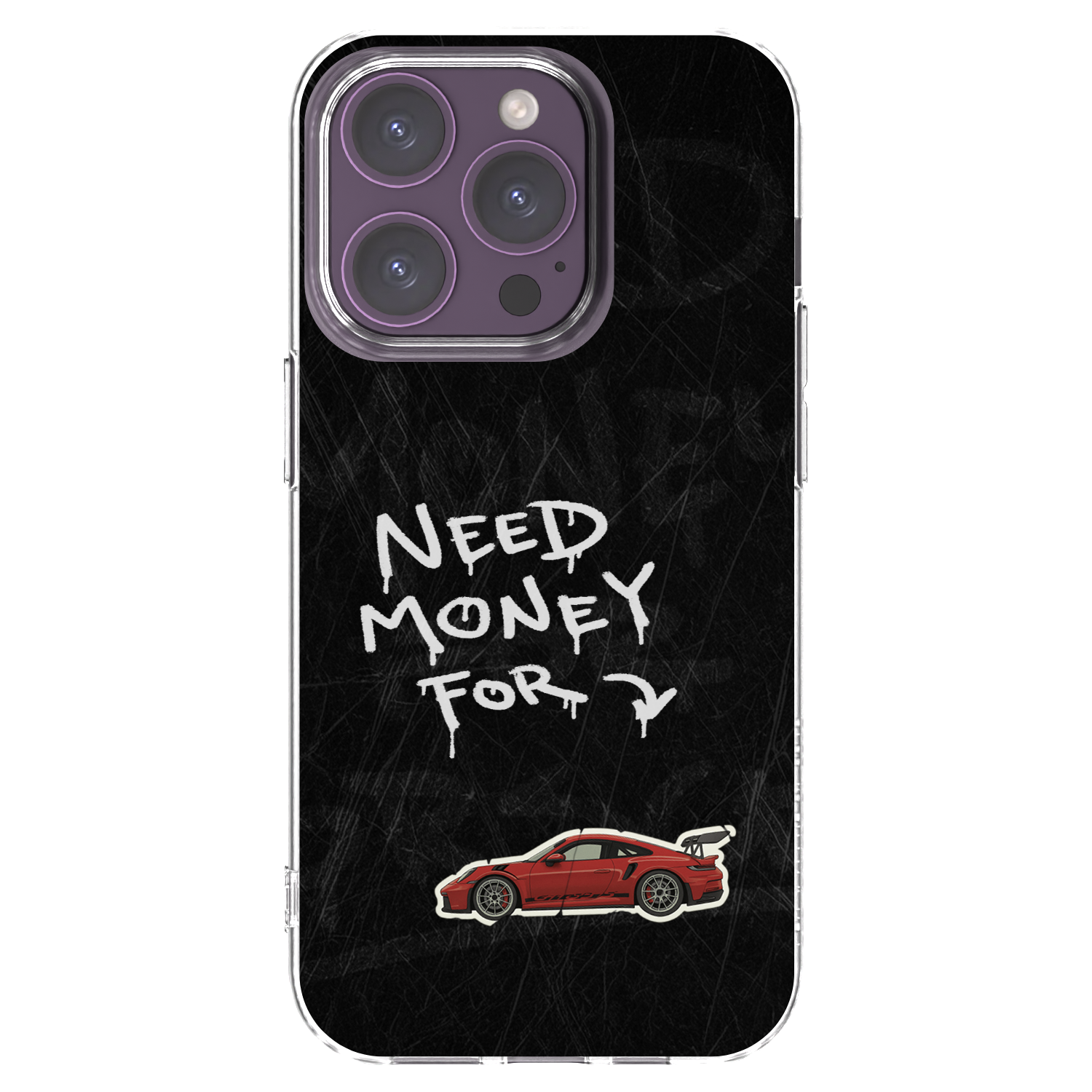 Picasee διαφανής θήκη σιλικόνης Apple iPhone 14 Pro - Track Mode