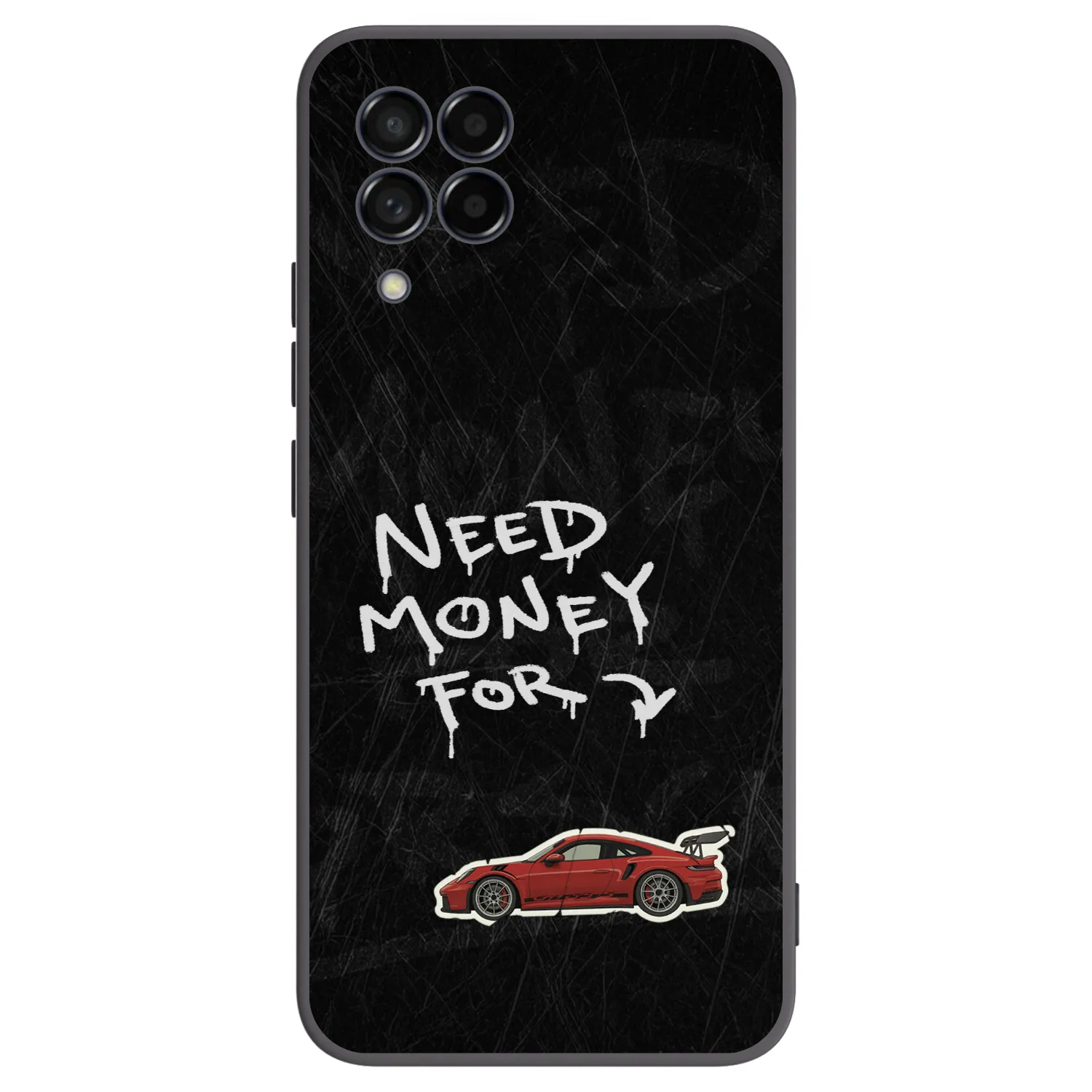 Picasee Μαύρη θήκη σιλικόνης για Samsung Galaxy M53 5G - Track Mode