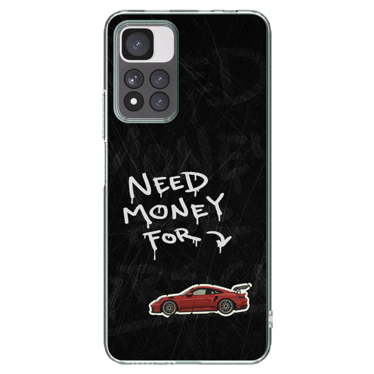 Picasee διαφανής θήκη σιλικόνης Xiaomi Redmi Note 11 Pro+ 5G - Track Mode