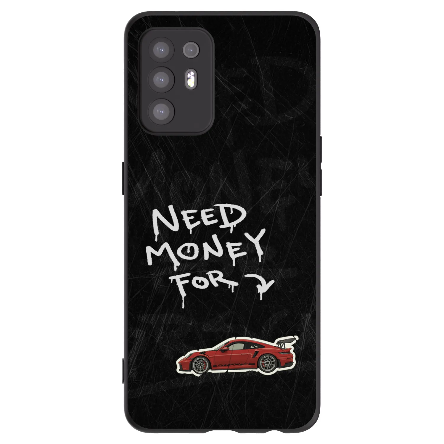 Picasee Μαύρη θήκη σιλικόνης για OPPO A94 5G - Track Mode