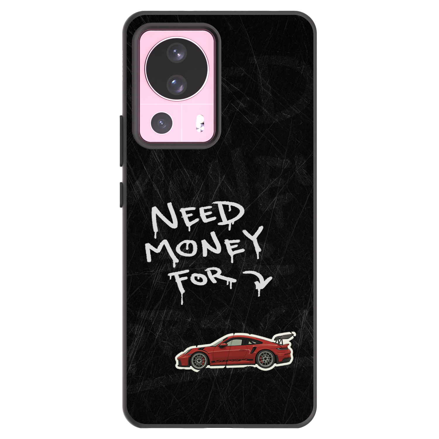 Picasee Μαύρη θήκη σιλικόνης για Xiaomi 13 Lite - Track Mode